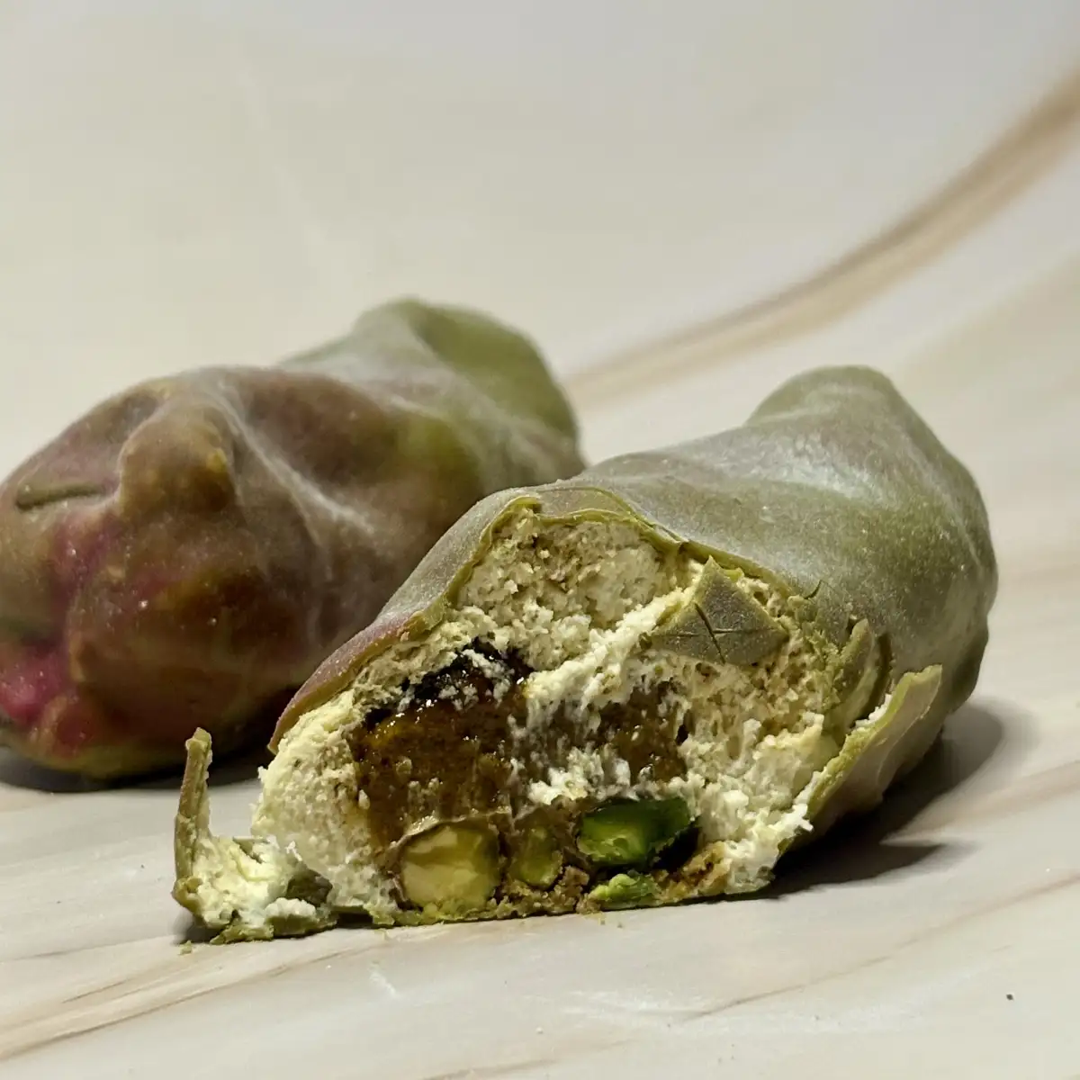 Pistache en trompe l'oeil